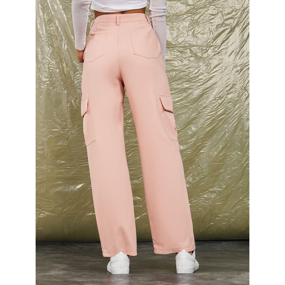 Styli High Waist Straight Leg Cargo Pants-women-clothing-bottoms-trousers-image-5