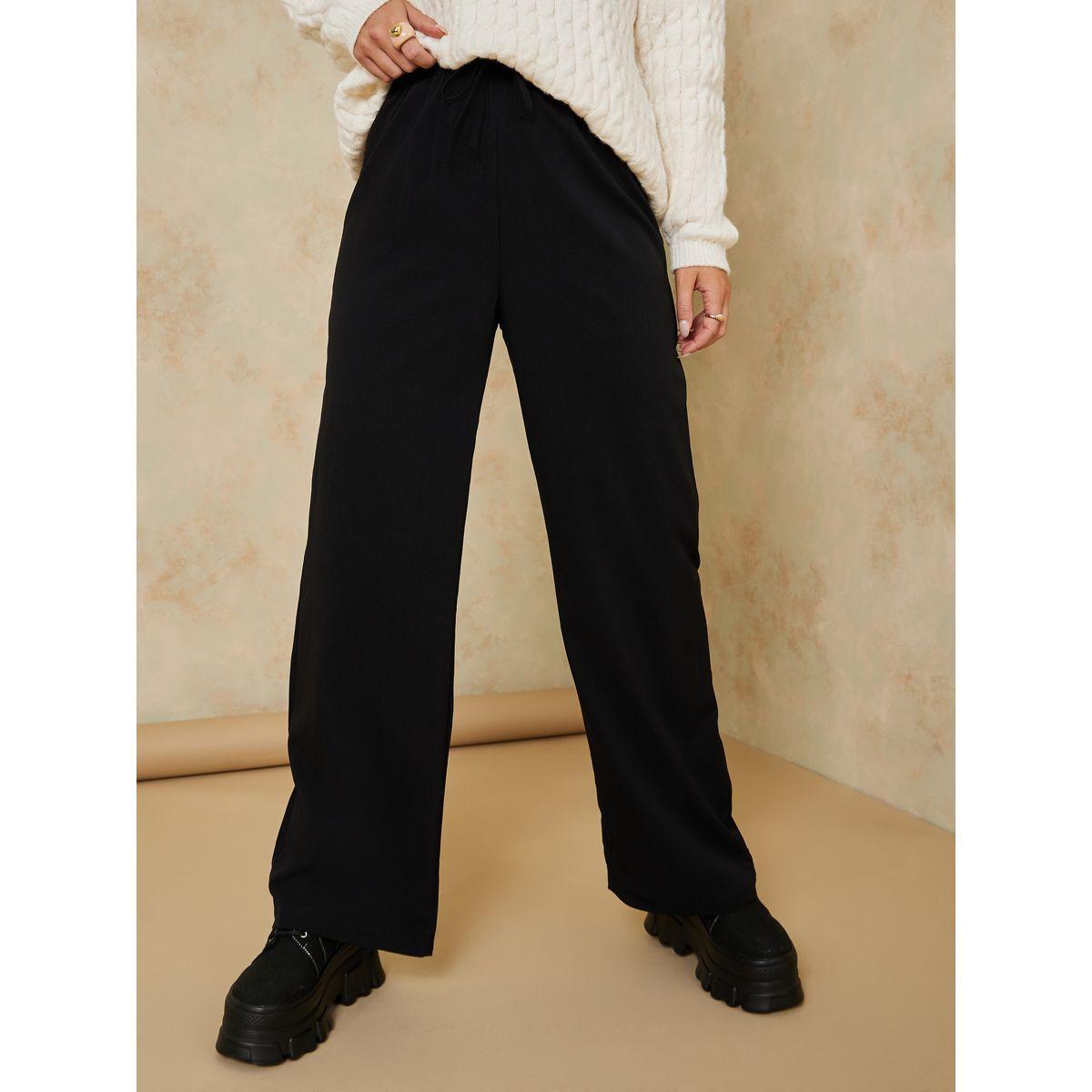 Styli High Rise Wide Leg Trouser -women-clothing-bottoms-trousers-image-2