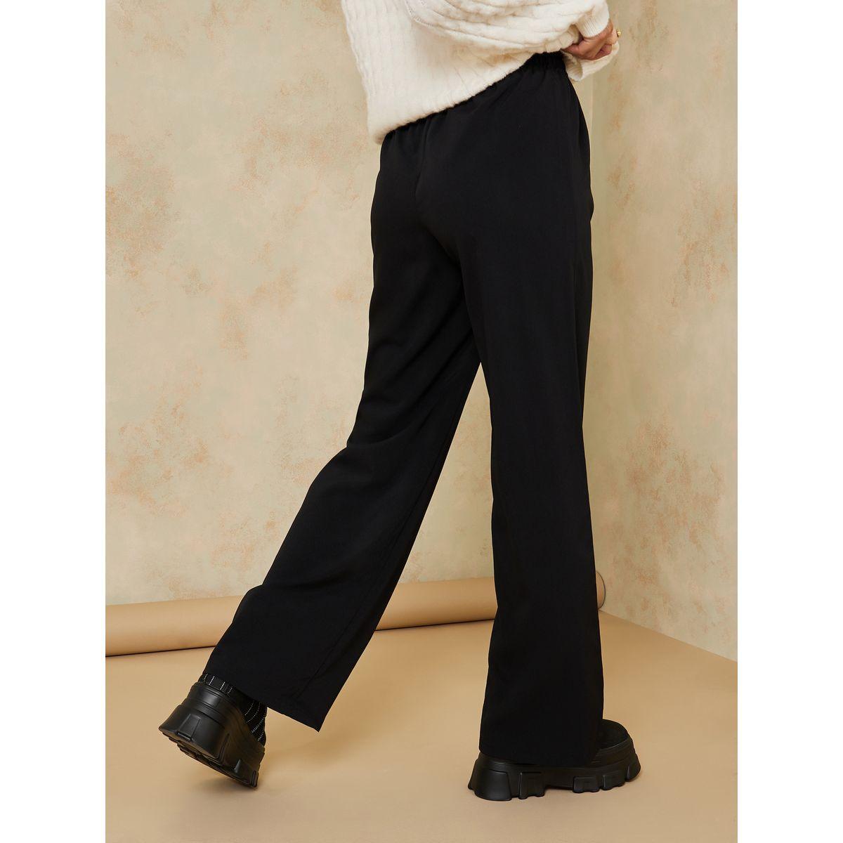 Styli High Rise Wide Leg Trouser -women-clothing-bottoms-trousers-image-4