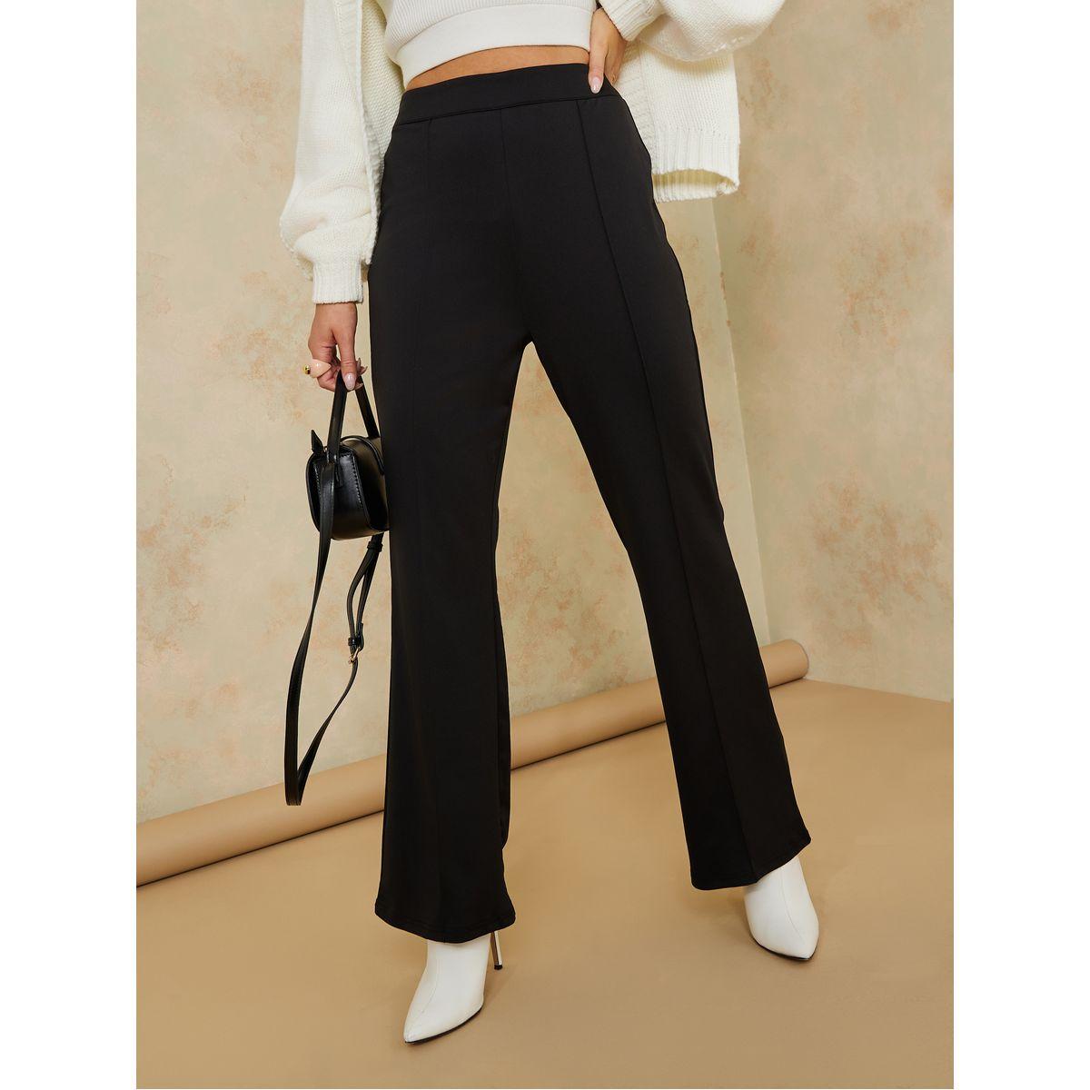 بنطال بقصة واسعة وخصر عالي-women-clothing-bottoms-trousers-image-1