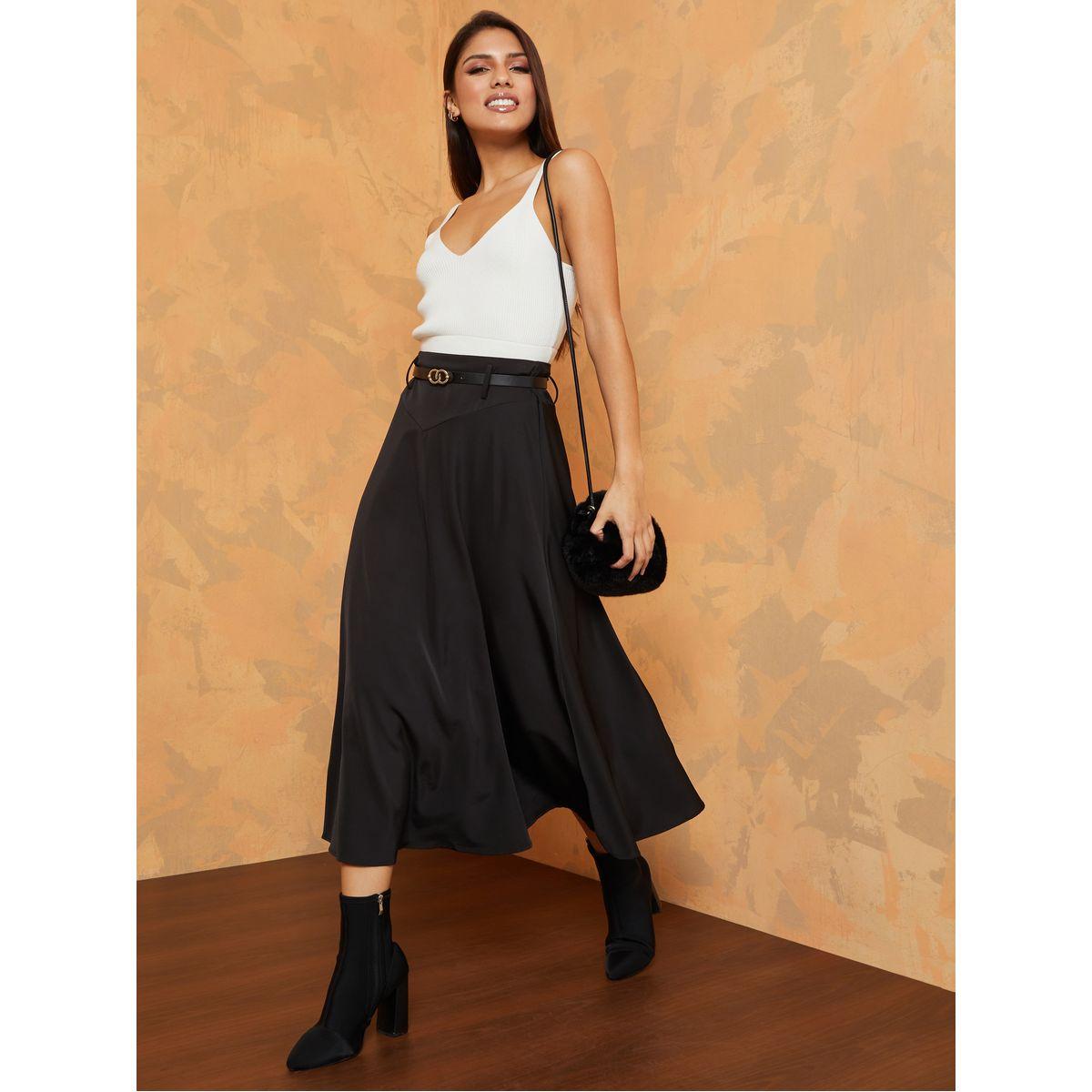 Styli High Waist Belted Maxi Skirt-women-clothing-bottoms-skirts-image-2