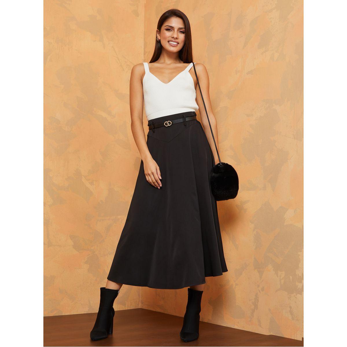 Styli High Waist Belted Maxi Skirt-women-clothing-bottoms-skirts-image-5