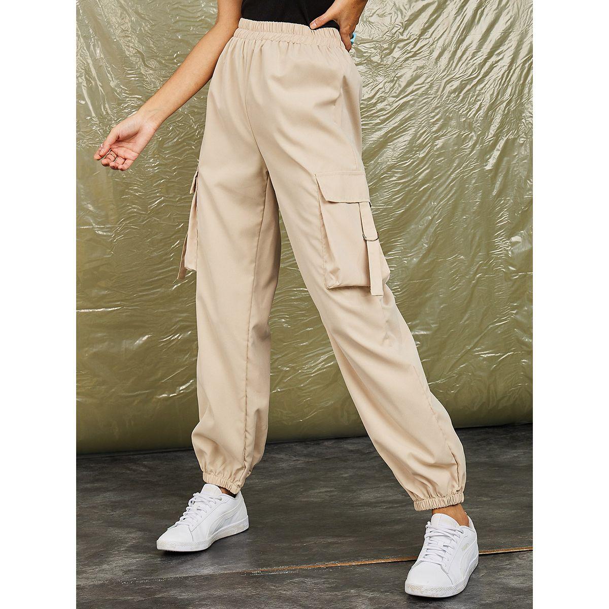 جوغر بنمط كارجو وخصر عالي-women-clothing-bottoms-joggers-image-2