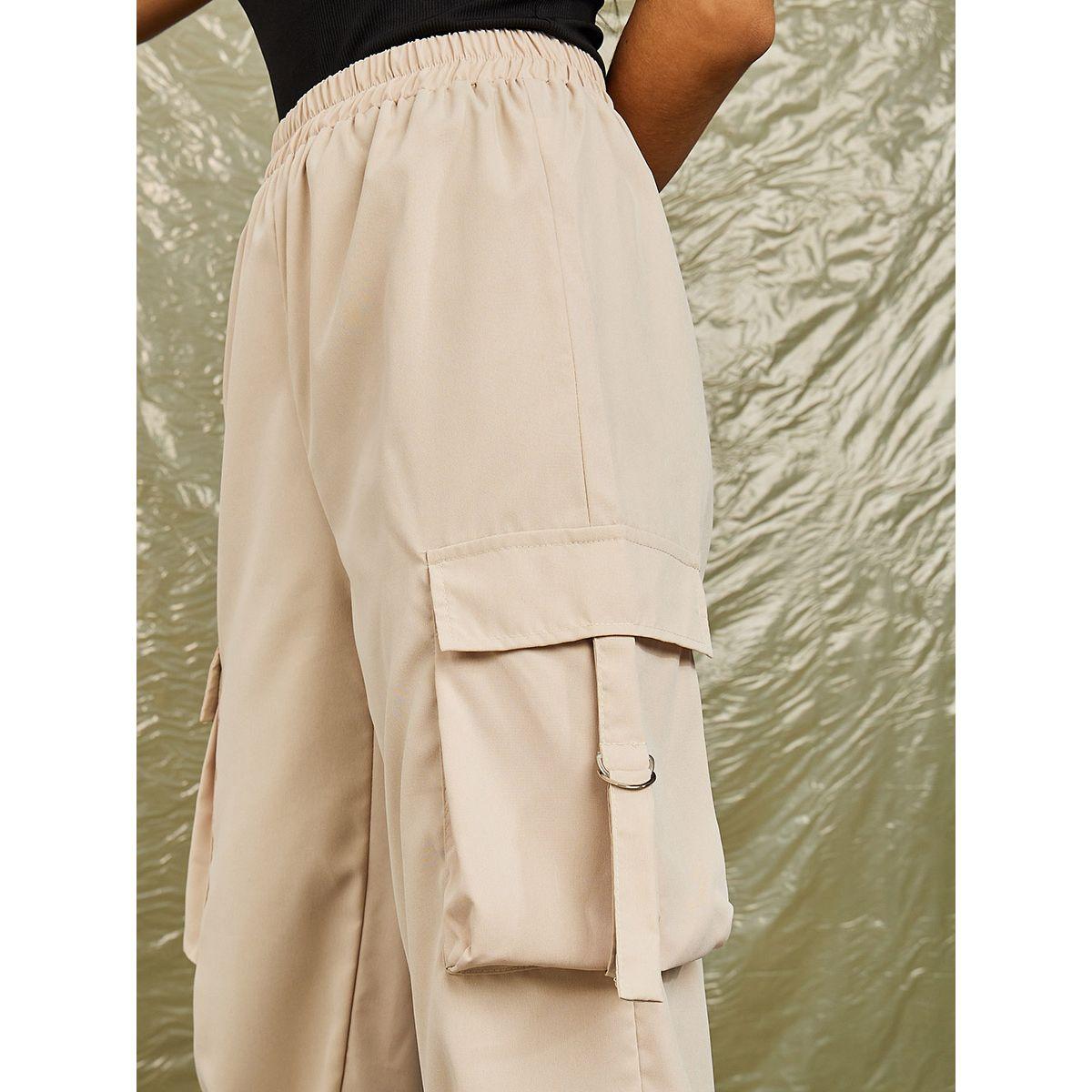 جوغر بنمط كارجو وخصر عالي-women-clothing-bottoms-joggers-image-3