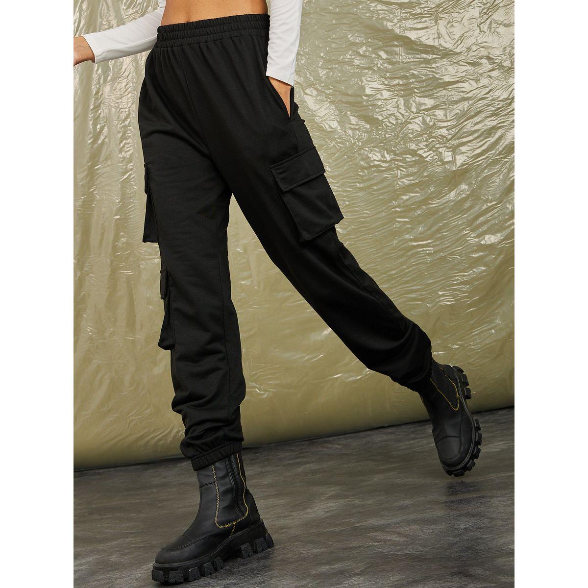 Styli Cargo Pocket Wide Leg Jogger -women-clothing-bottoms-joggers-image-2