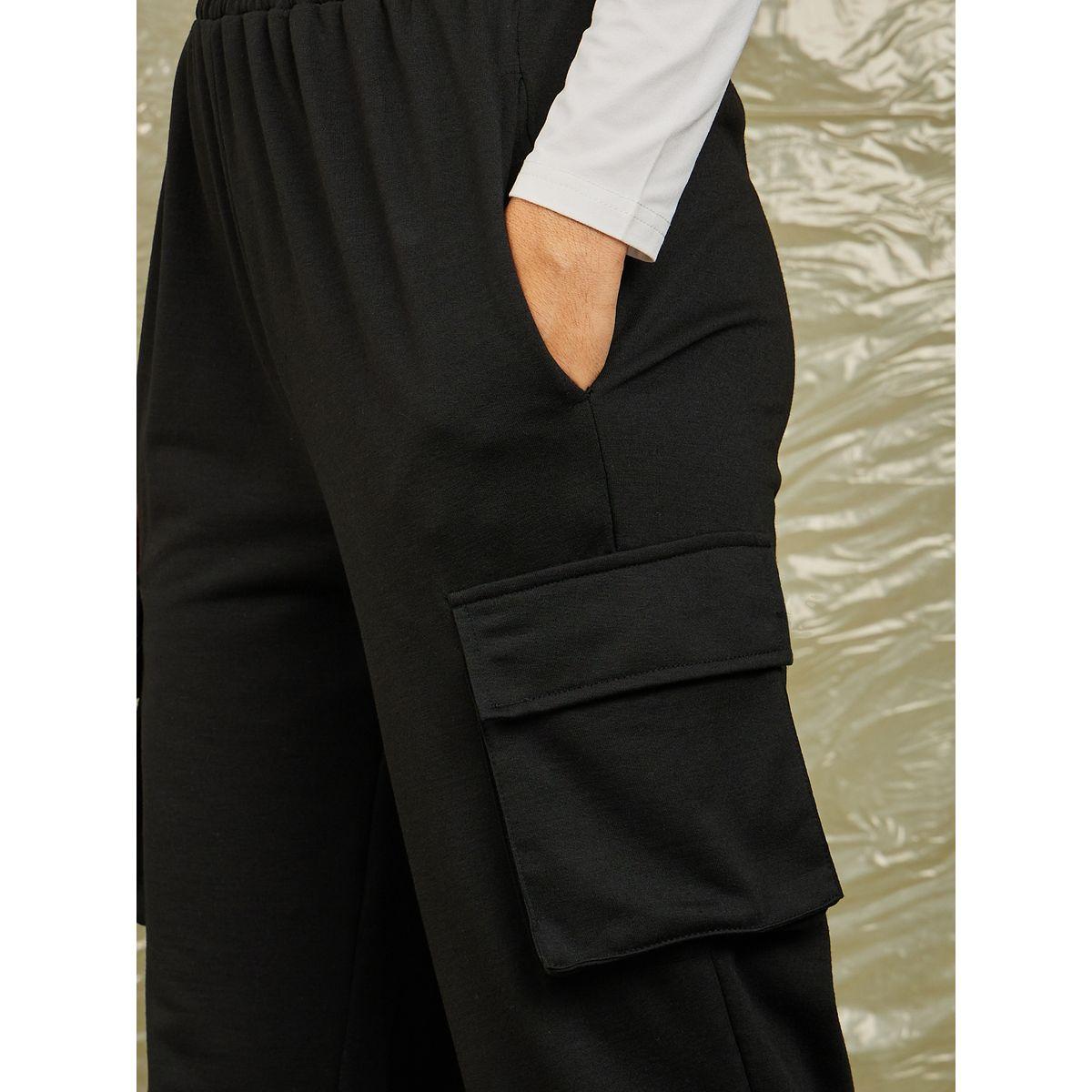 Styli Cargo Pocket Wide Leg Jogger -women-clothing-bottoms-joggers-image-3