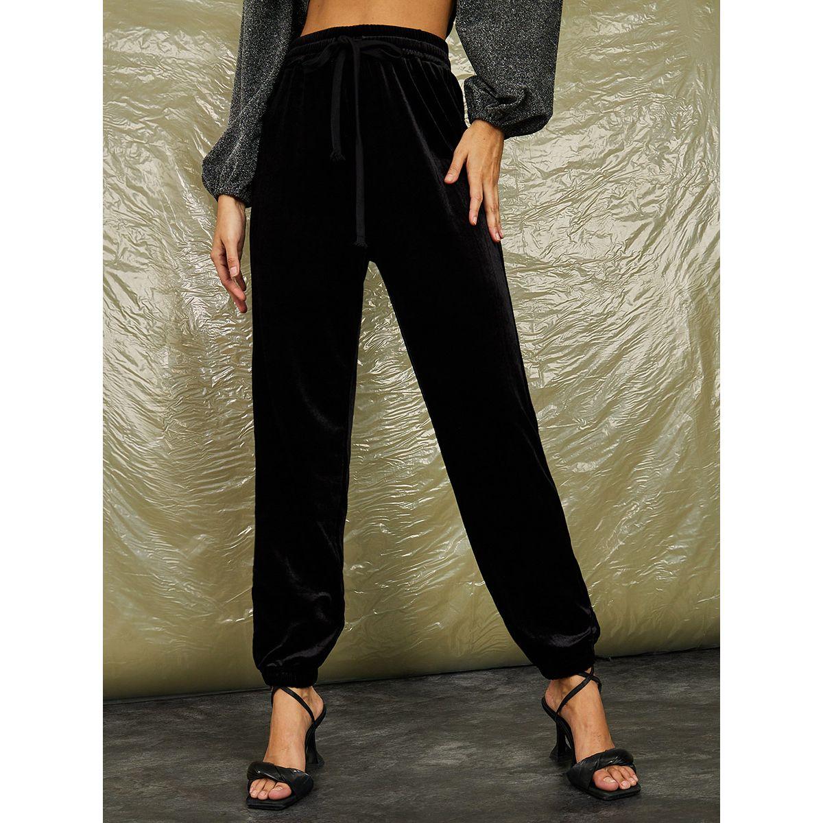 جوغر بخصر عالي واربطة-women-clothing-bottoms-joggers-image-2