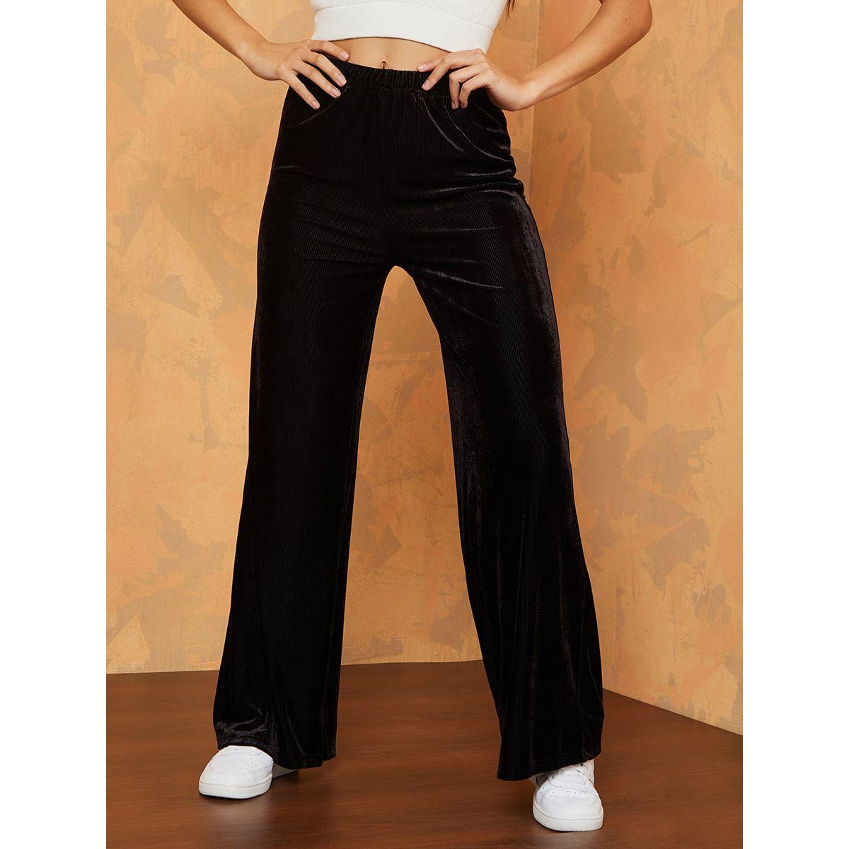 بنطال بقصة واسعة وخصر عالي-women-clothing-bottoms-trousers-image-3