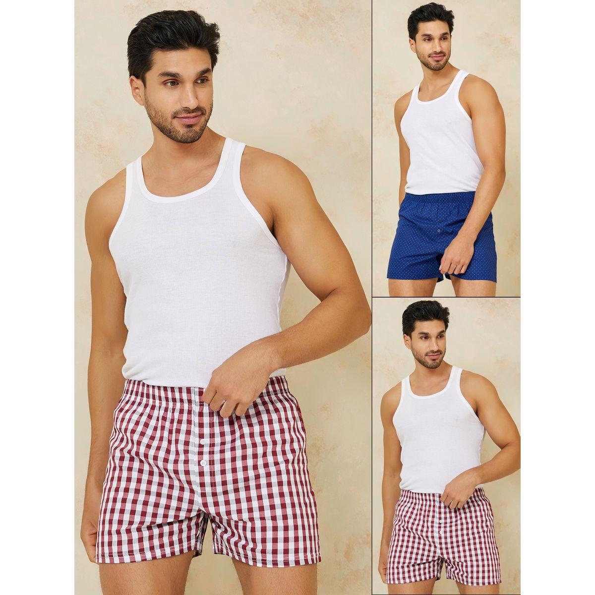 مجموعة من 2 بوكسر قطن-men-clothing-innerwear-underwear-image-1