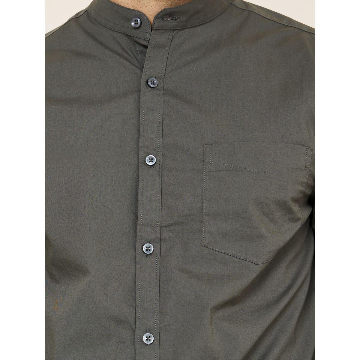 Styli Slim Fit Stretch Cotton Button-Down Collar Shirt-men-clothing-shirts-image-3