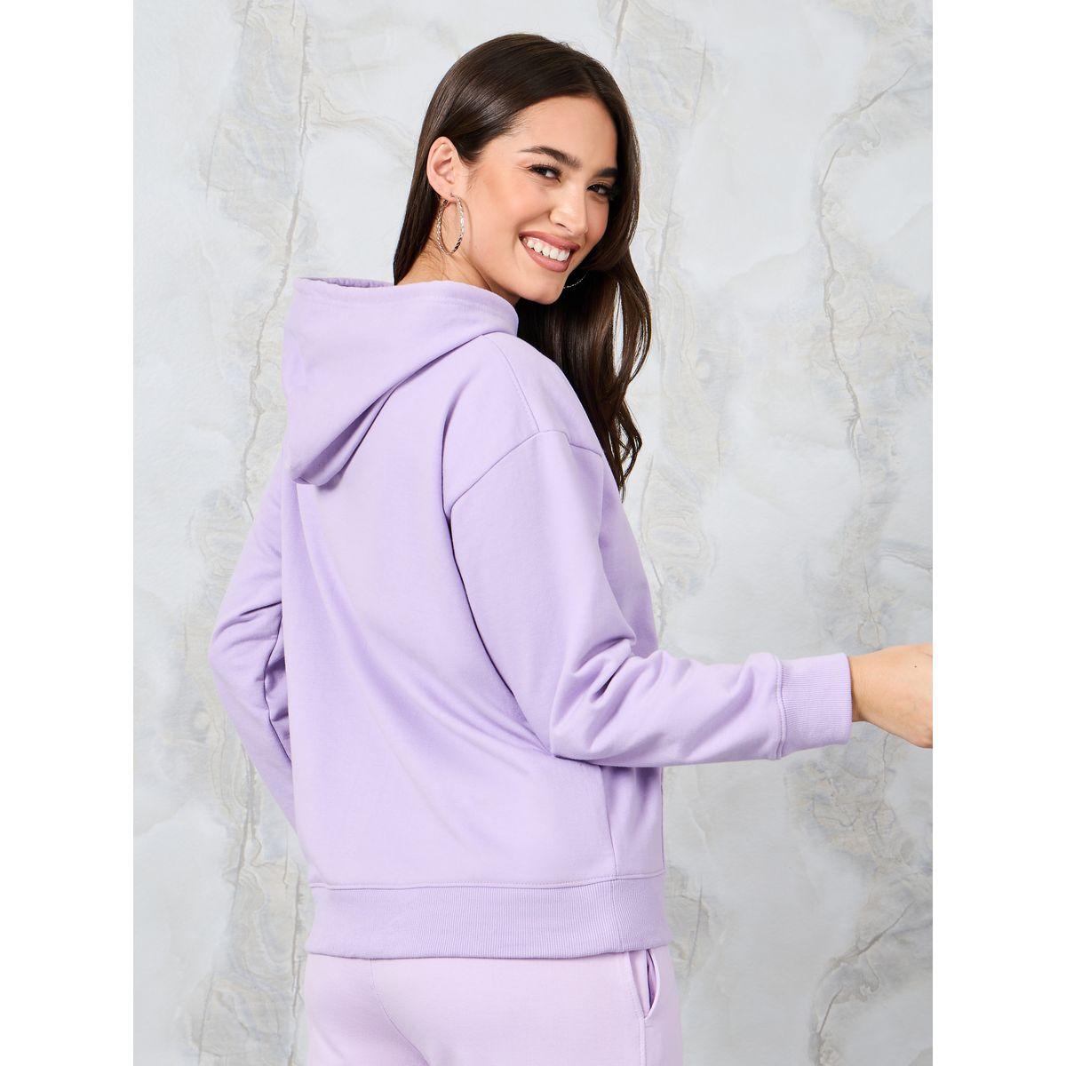 Styli Regular Fit Zip Through Regular Length Hoodie-women-winterwear-hoodiesandsweatshirts-hoodies-image-4