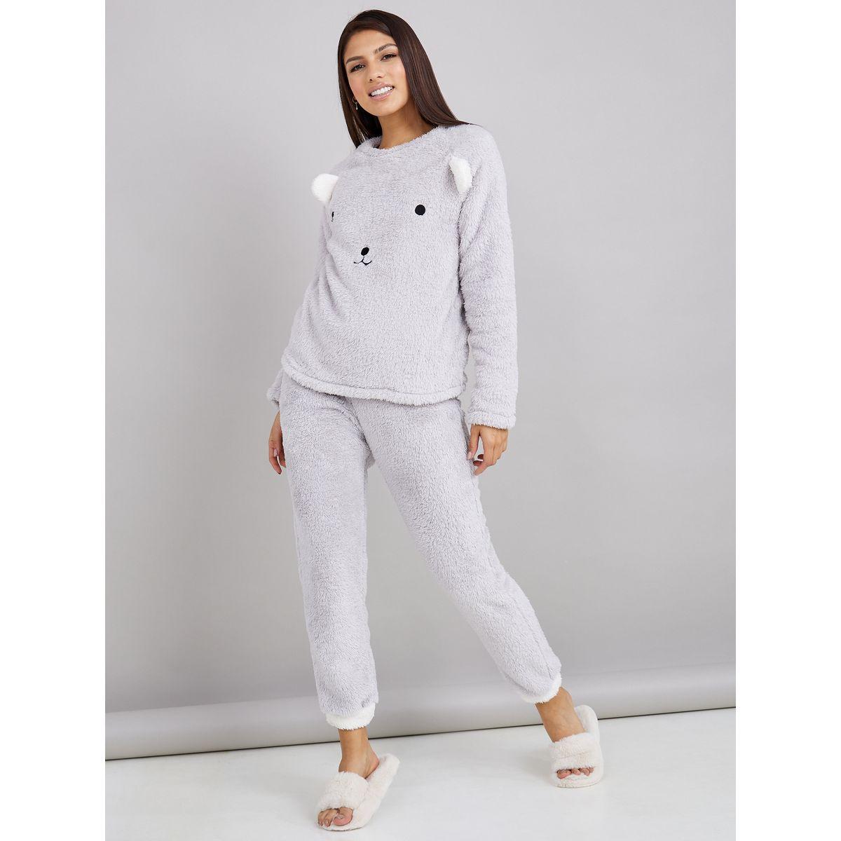 طقم بيجاما من ( بلوزة + بنطال )-women-clothing-nightwear-pyjamas-longsets-image-2