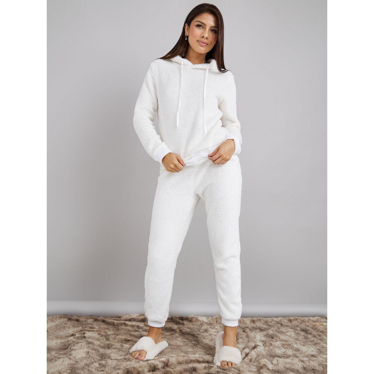 Styli Unwind Long Sleeves Fleece Hoodie and Jogger Set-women-clothing-coordsets-image-1