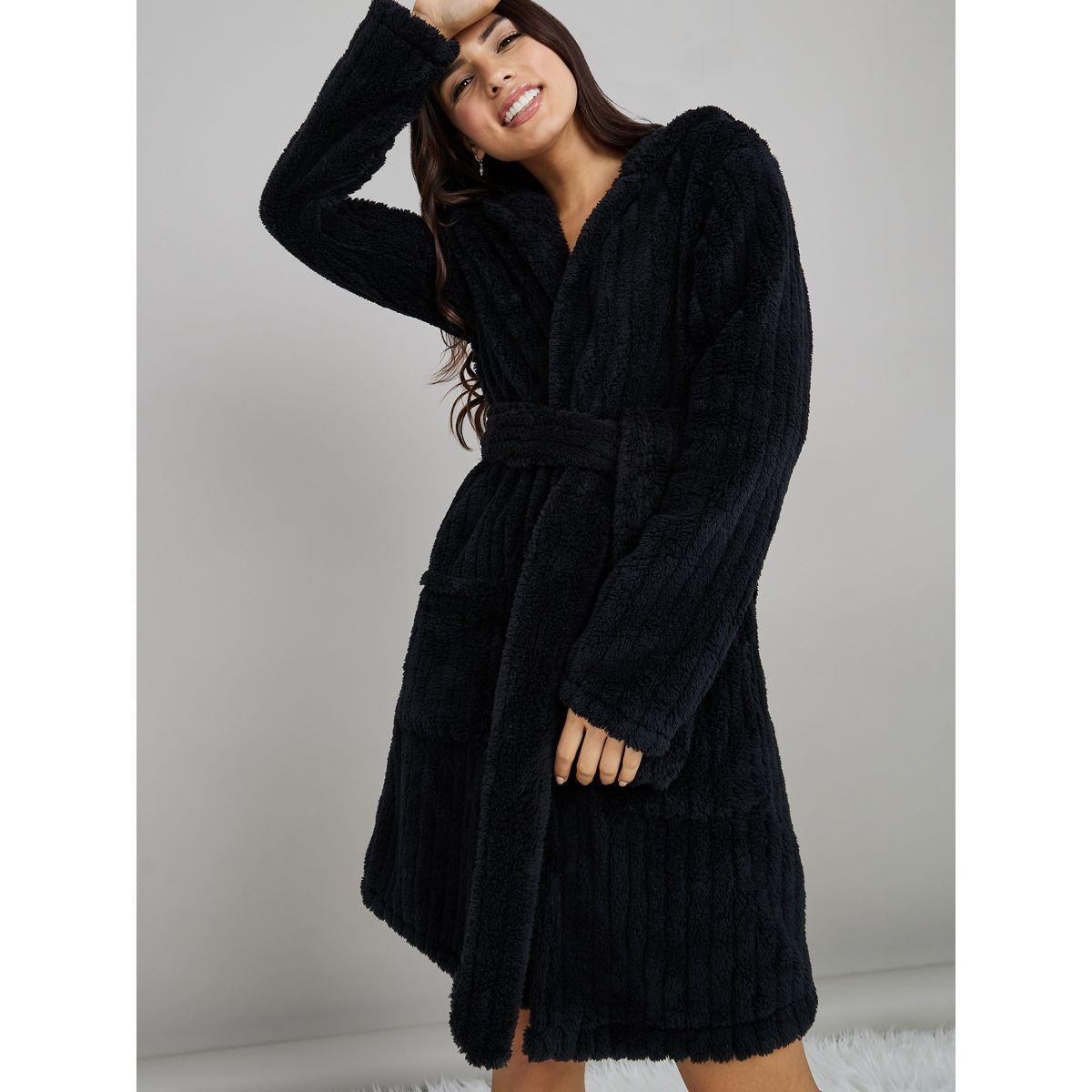 روب فليس بهودي مع حزام-women-clothing-nightwear-robes-image-2
