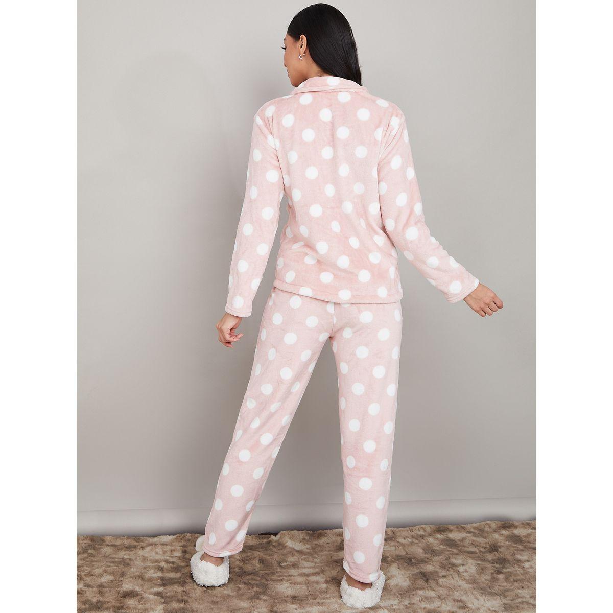 طقم بيجاما من ( بلوزة + بنطال )-women-clothing-nightwear-pyjamas-longsets-image-4