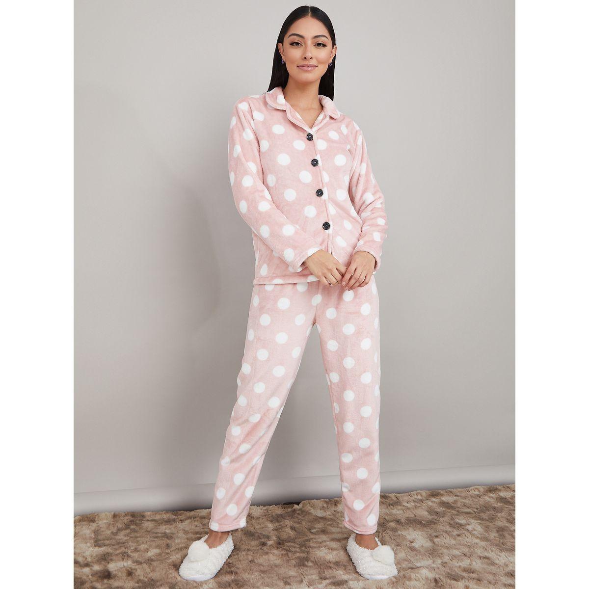 طقم بيجاما من ( بلوزة + بنطال )-women-clothing-nightwear-pyjamas-longsets-image-5