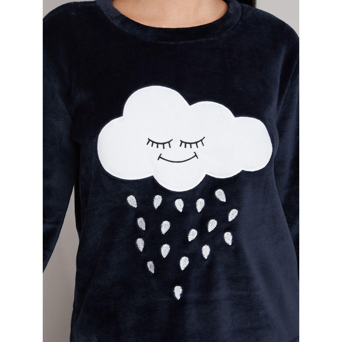 طقم بيجاما من ( بلوزة + بنطال )-women-clothing-nightwear-pyjamas-longsets-image-4