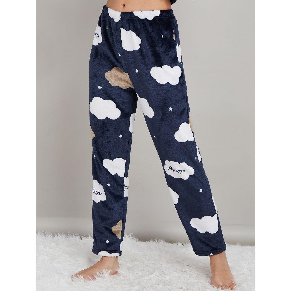 طقم بيجاما من ( بلوزة + بنطال )-women-clothing-nightwear-pyjamas-longsets-image-5