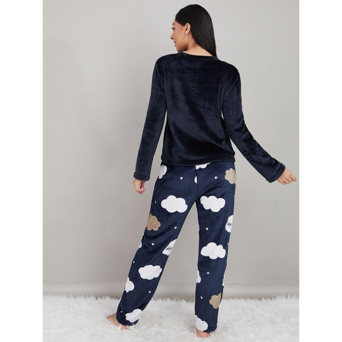 طقم بيجاما من ( بلوزة + بنطال )-women-clothing-nightwear-pyjamas-longsets-image-6