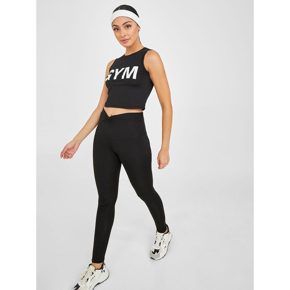 Styli Active Gym Slogan Print Activewear Crop Tank Top-sports-women-clothing-tshirtsandvests-image-2