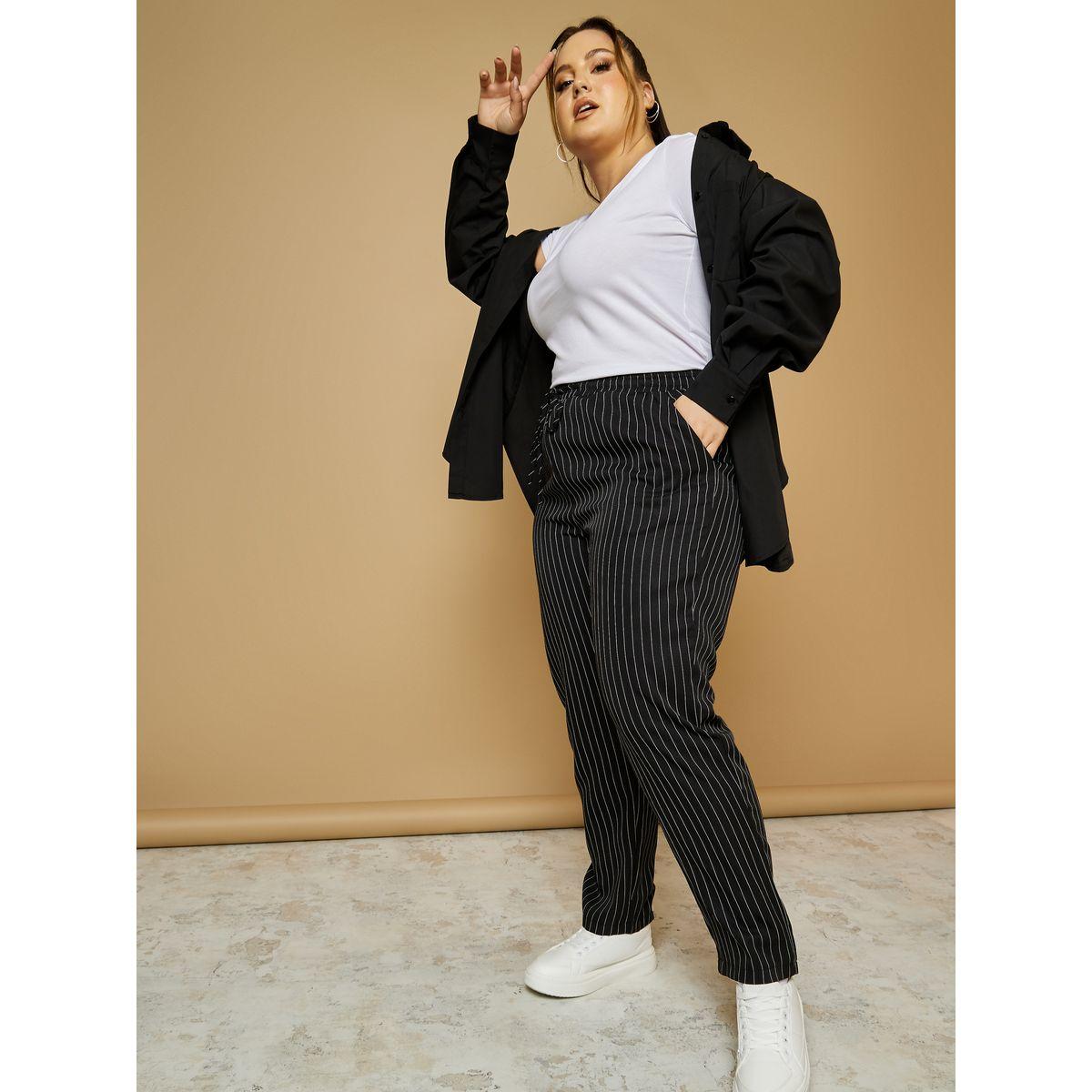 بنطال مخطط بخصر عالي-women-clothing-bottoms-trousers-image-2