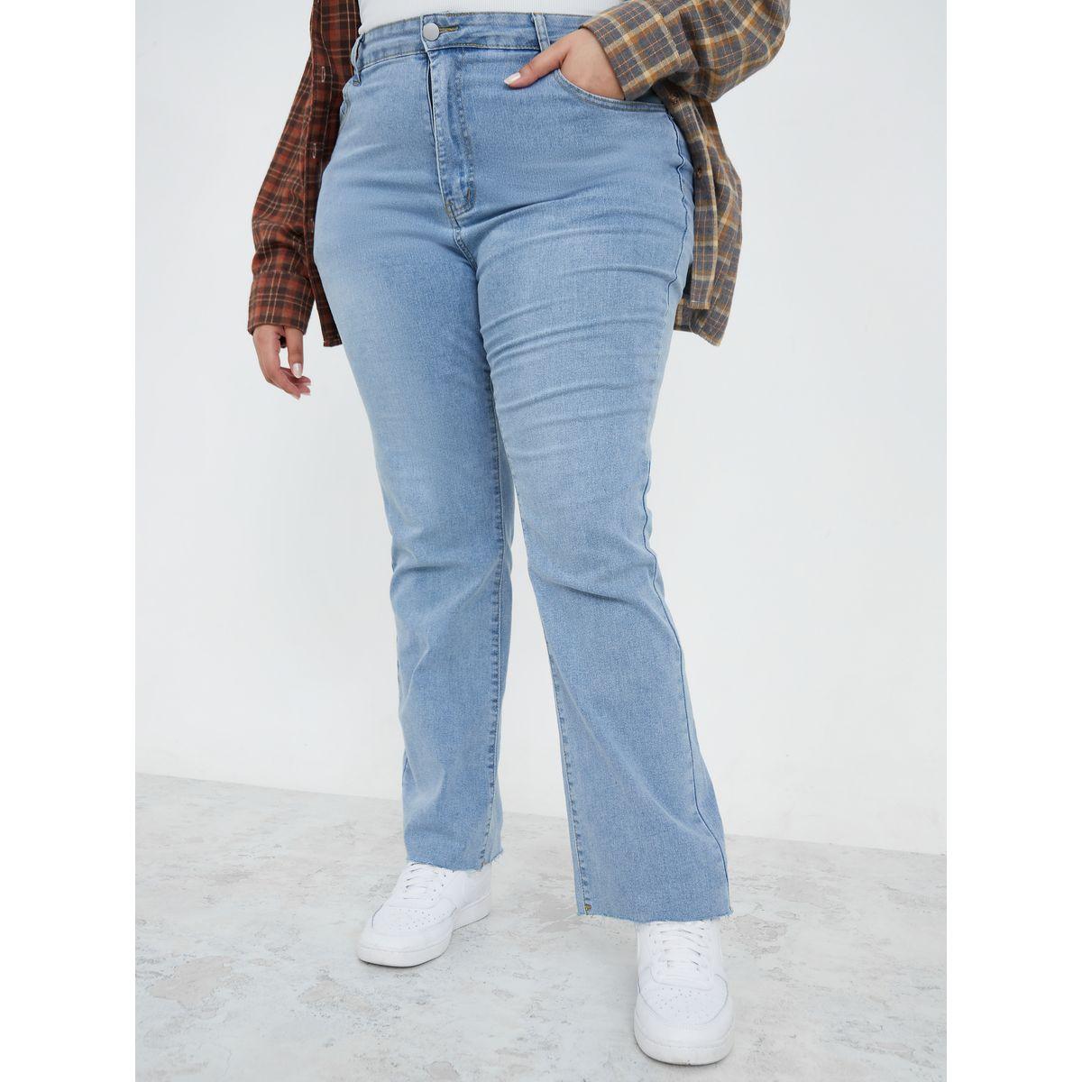 جينز كاجوال بخصر عالي-women-clothing-bottoms-jeans-image-1
