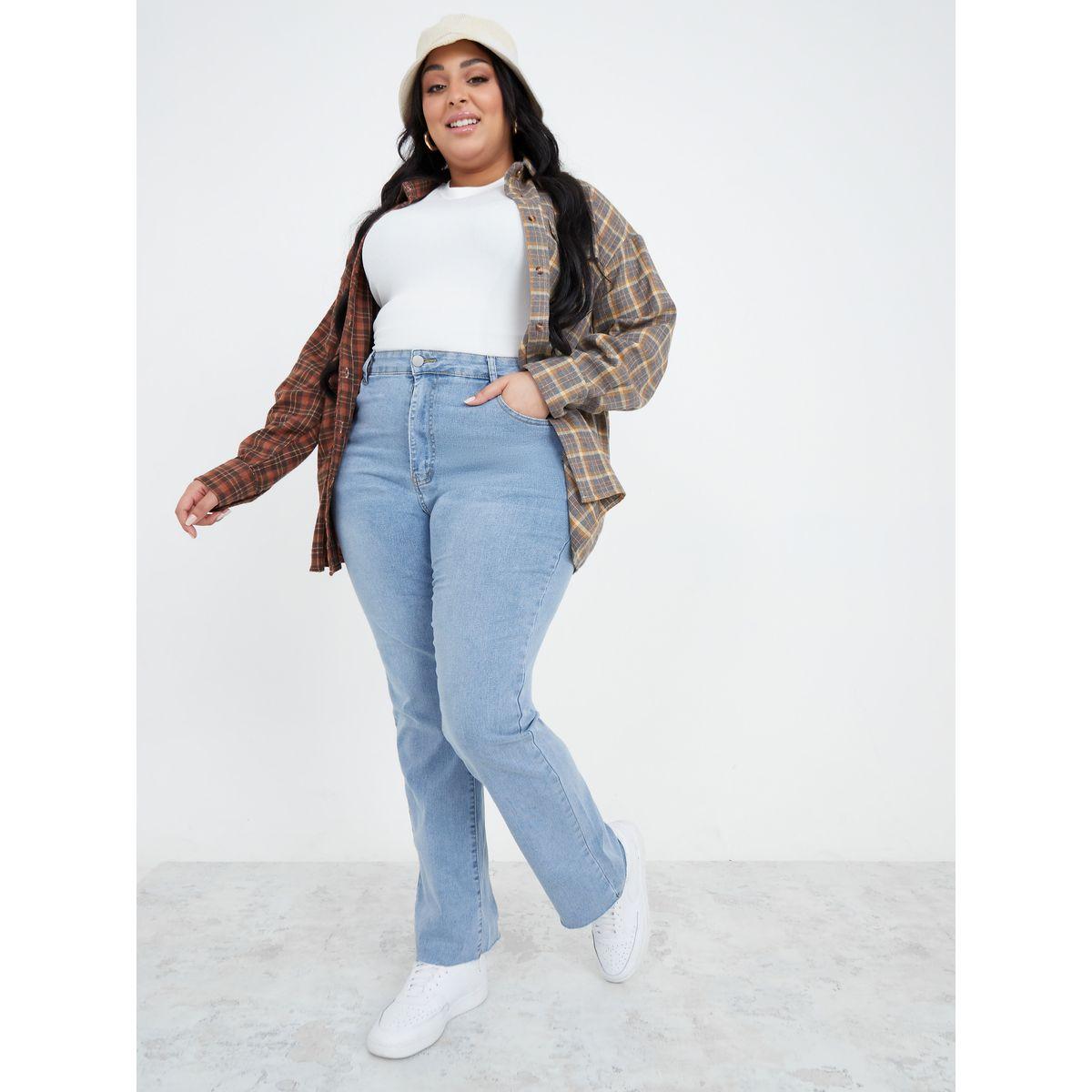 جينز كاجوال بخصر عالي-women-clothing-bottoms-jeans-image-2