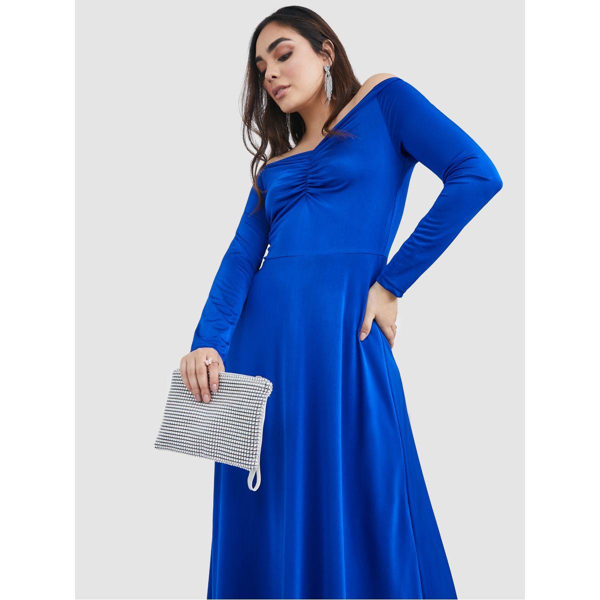 Styli Off Shoulder Soft A-Line Maxi Dress-women-clothing-dresses-image-2