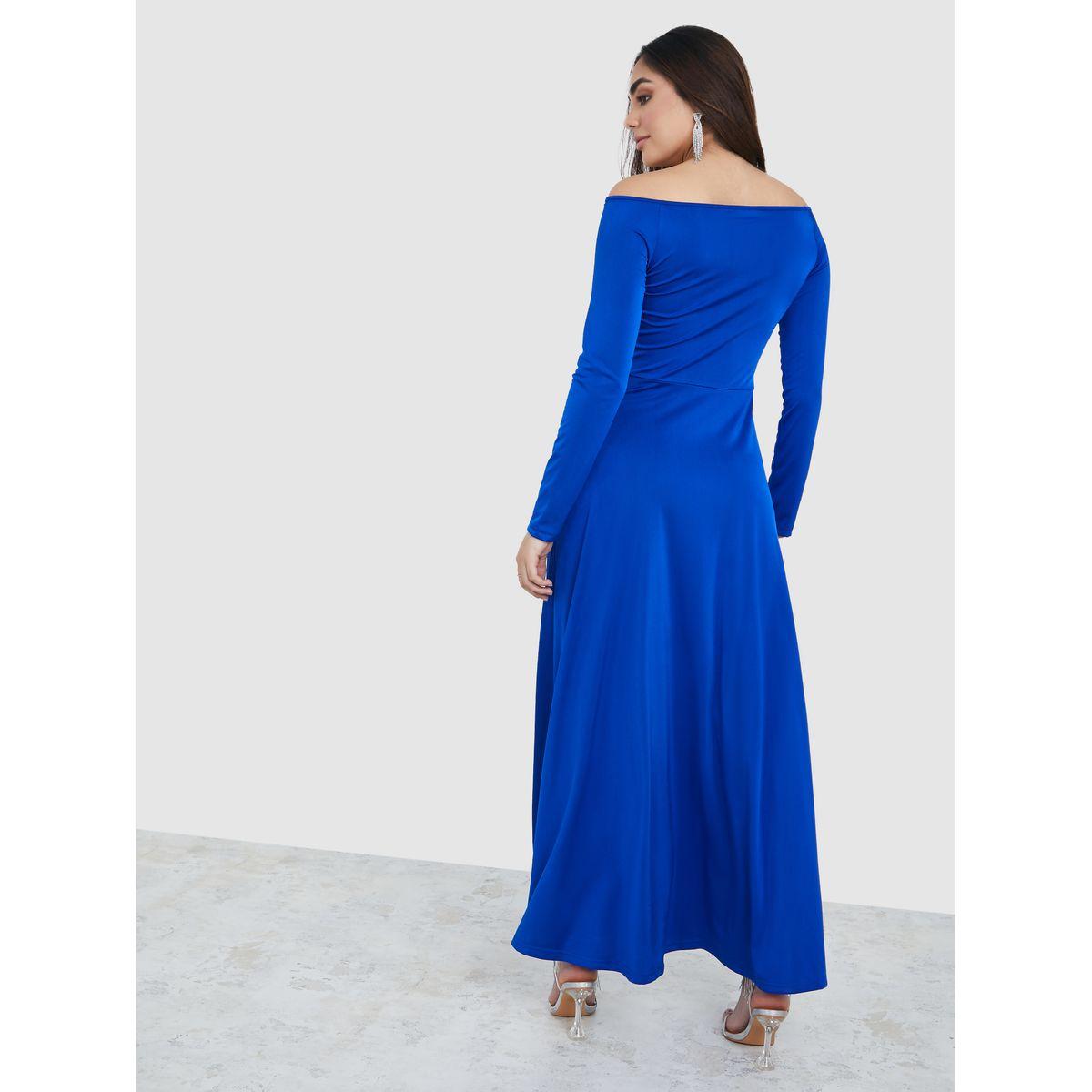Styli Off Shoulder Soft A-Line Maxi Dress-women-clothing-dresses-image-4