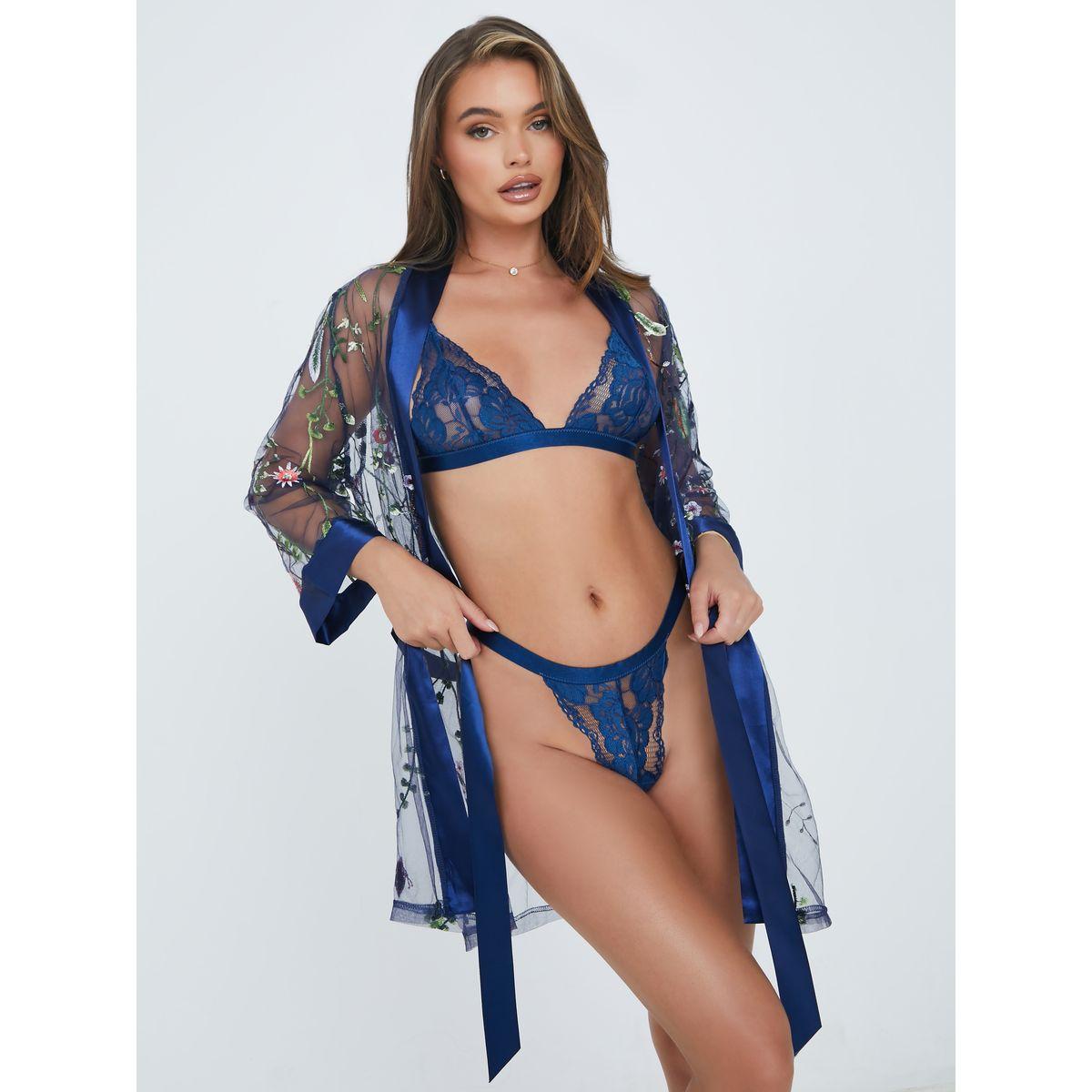 طقم من 3 ( صدرية + روب + سروال داخلي )-women-clothing-lingerie-lingeriesets-image-2