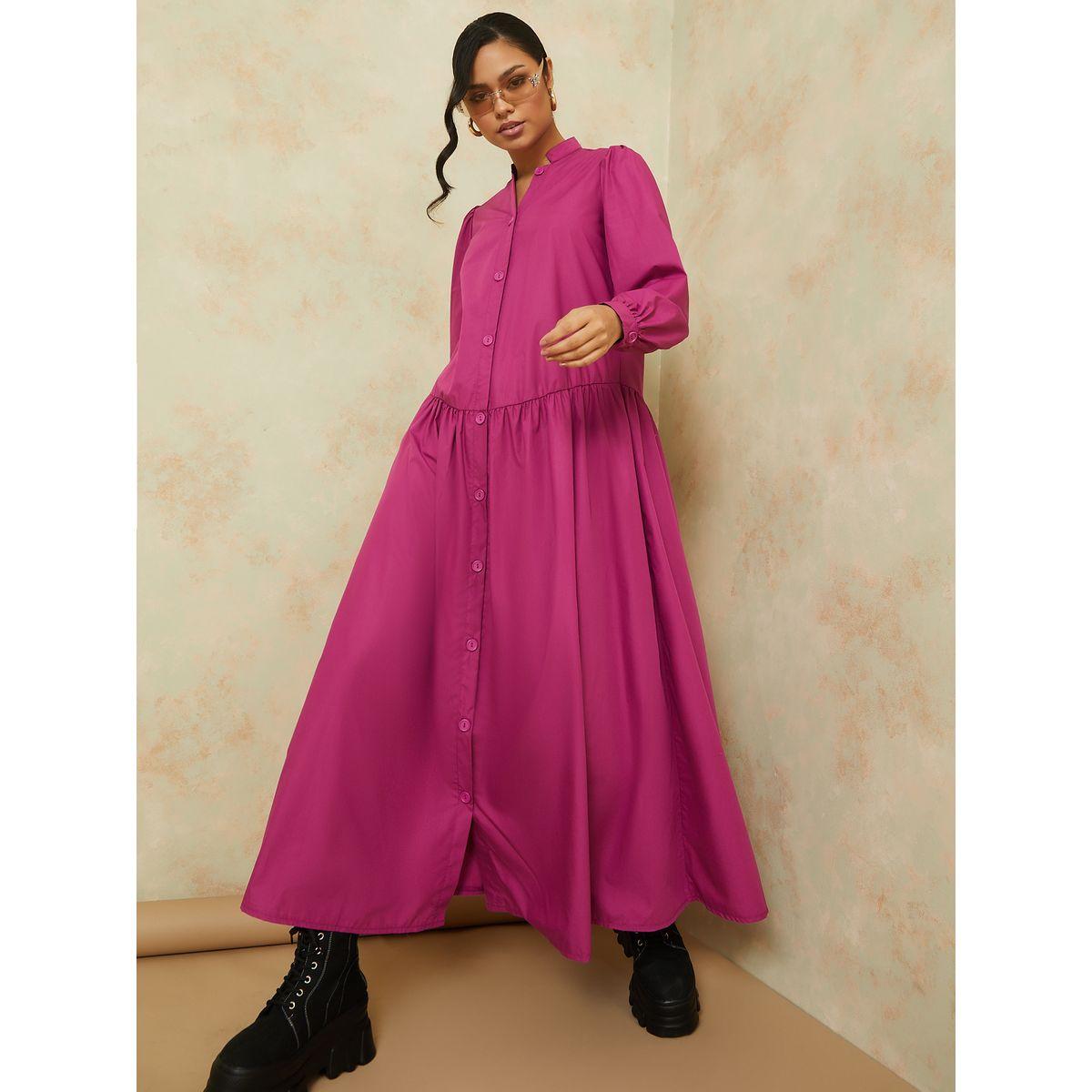 فستان طويل بازرار غلق-women-clothing-dresses-image-1