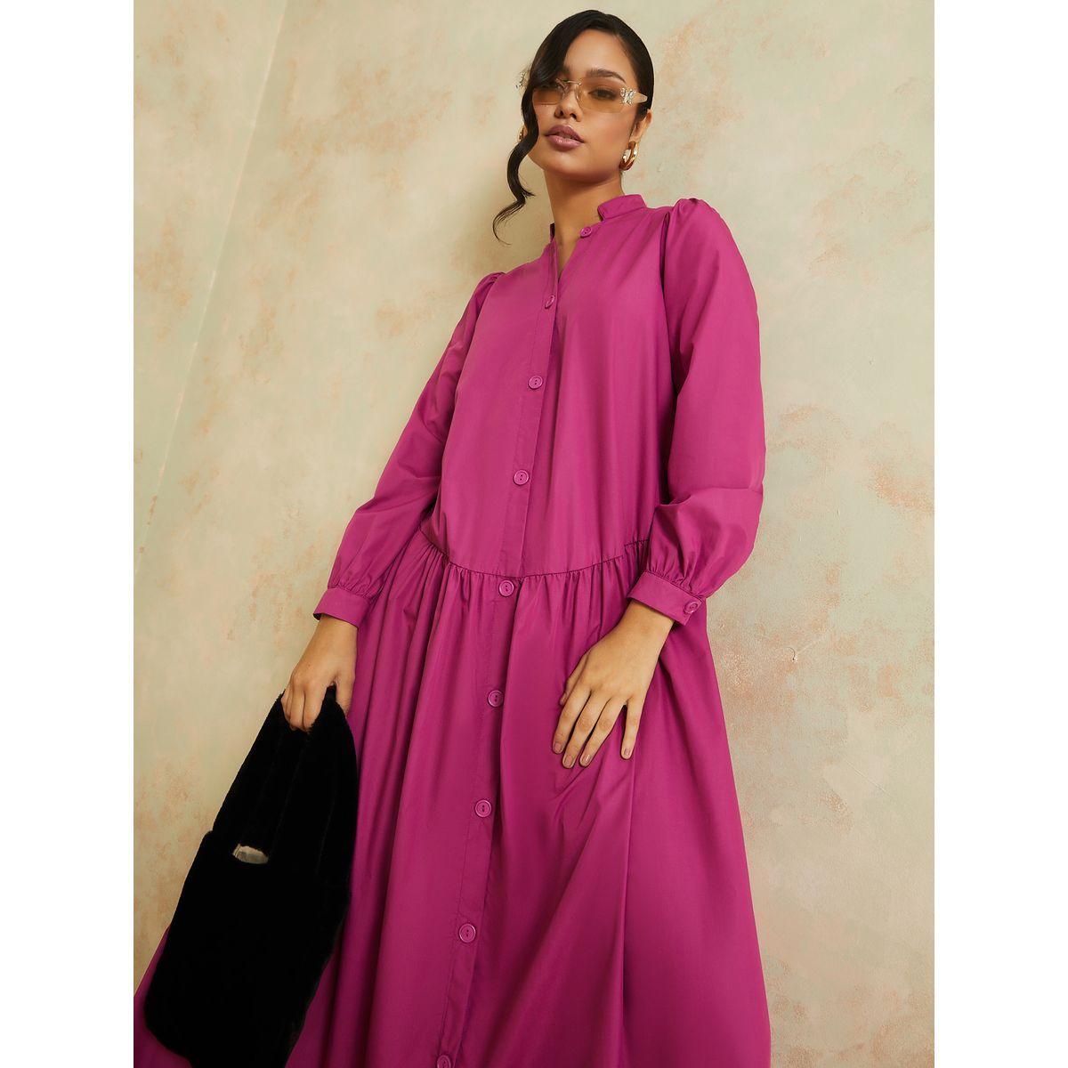 فستان طويل بازرار غلق-women-clothing-dresses-image-2