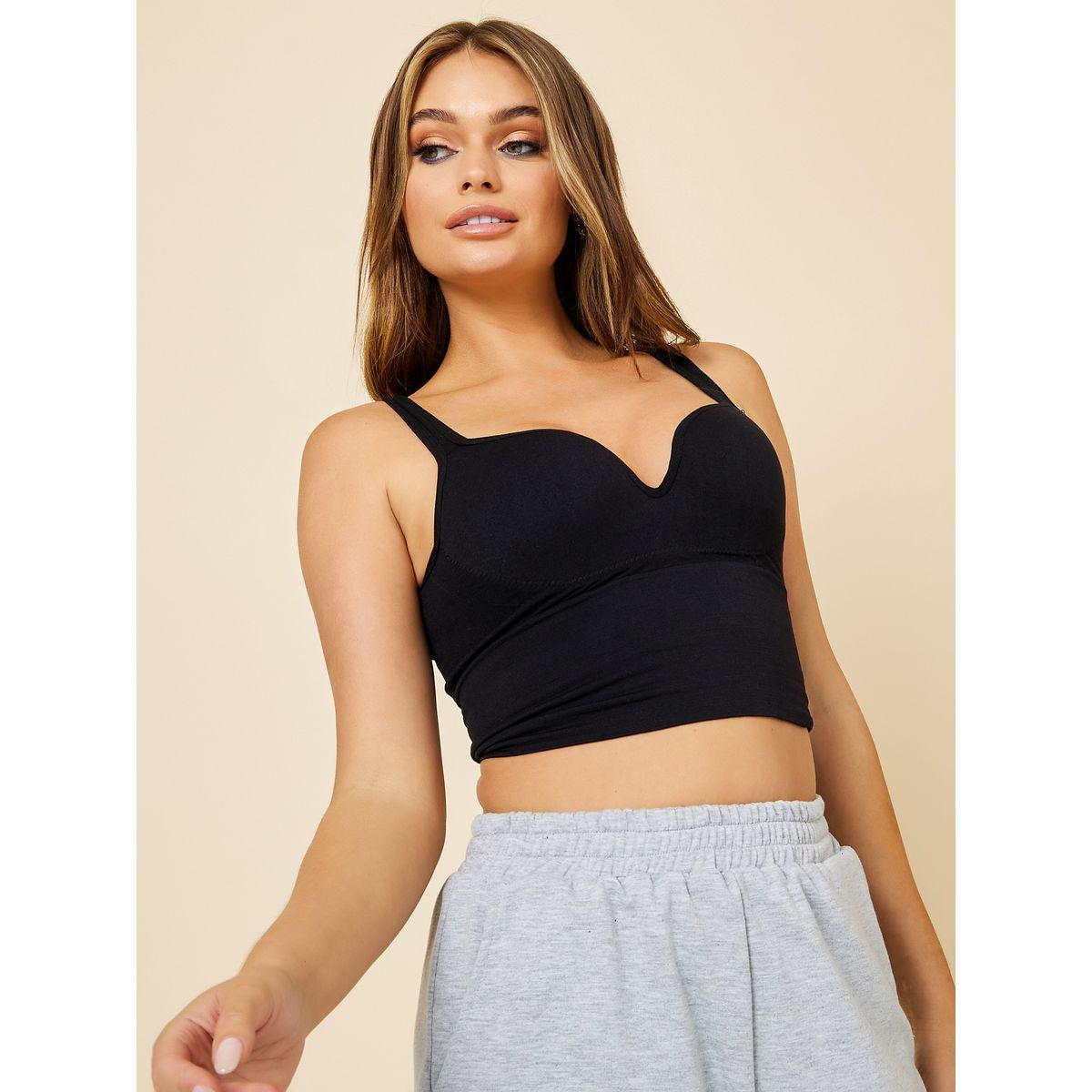 Styli Longline Wide Strap Extra Support Bra-women-clothing-lingerie-bras-image-3