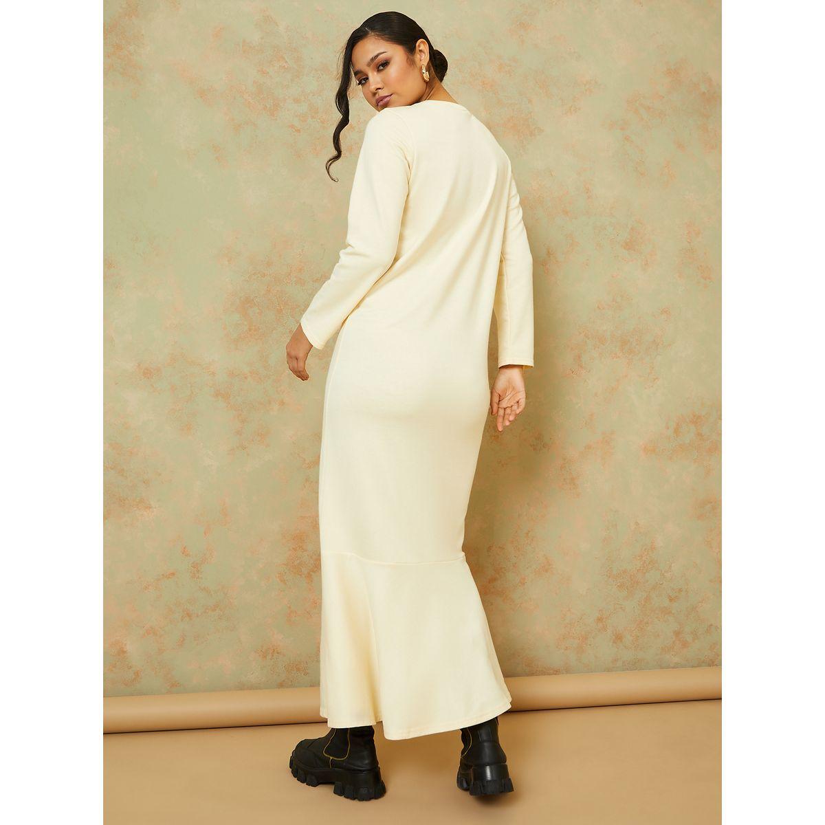 Styli Long Sleeves Round Neck Sweatshirt Maxi Dress-women-clothing-dresses-image-4
