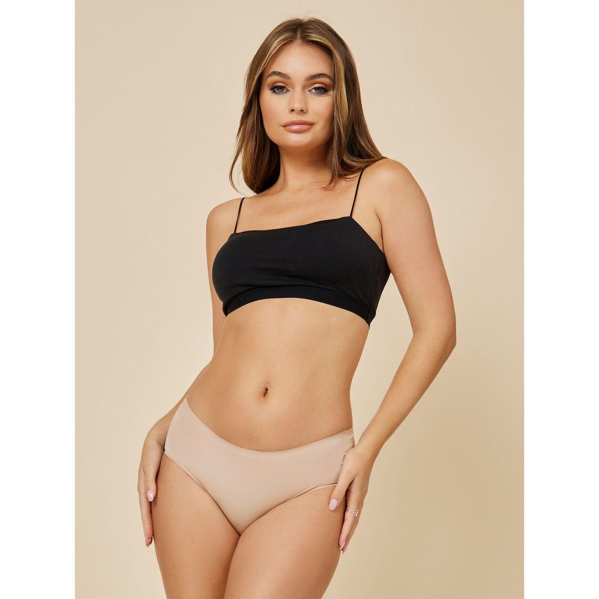 مجموعة من 4 سراويل داخلية سادة-women-clothing-lingerie-panties-image-3