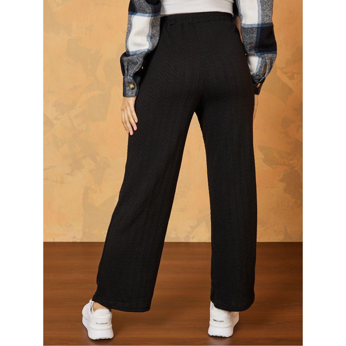 Styli Elasticized Waistband Knitted Trouser-women-clothing-bottoms-trousers-image-4