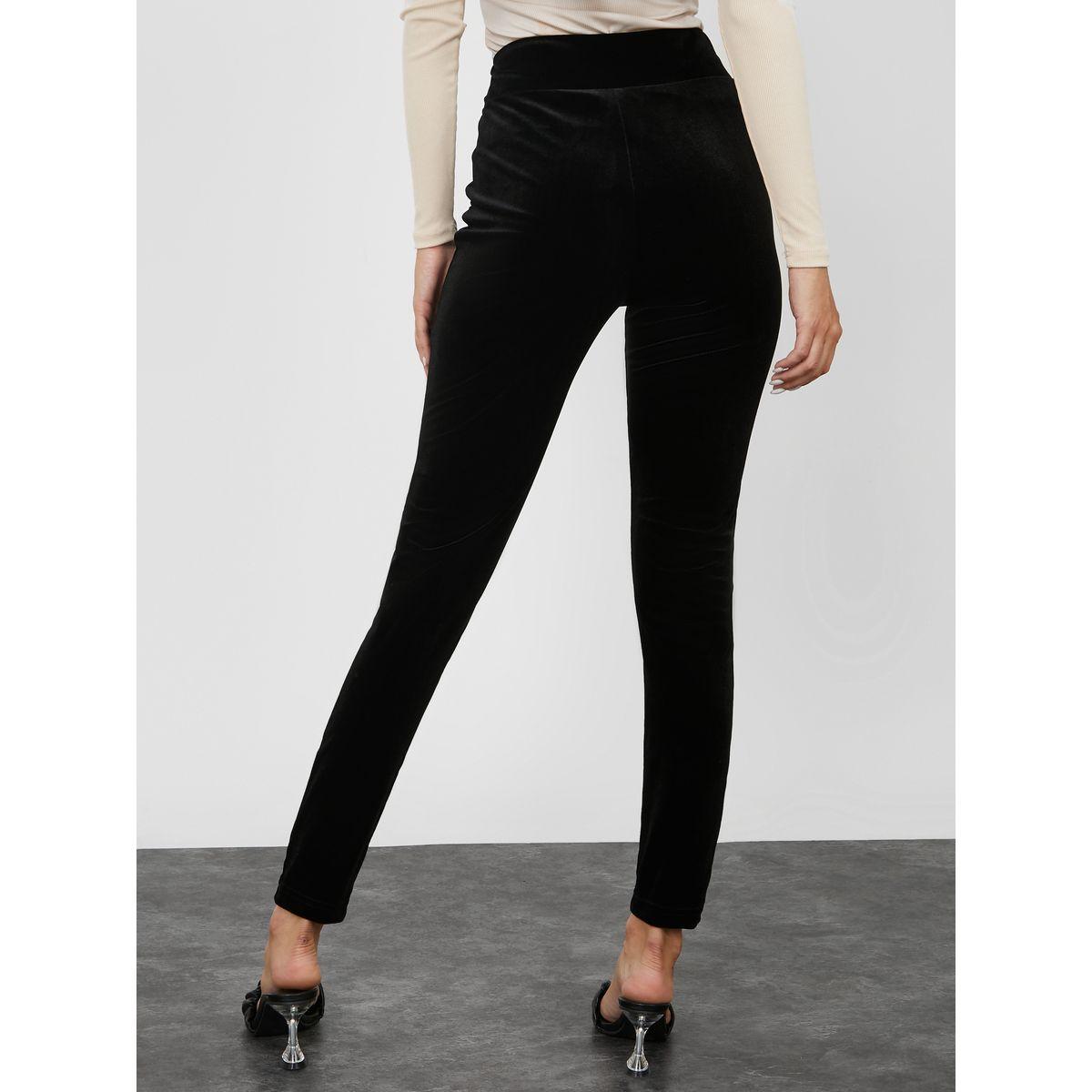 ليقنز بخصر مطاطي مطبع بكتابة-women-clothing-bottoms-leggings-image-4