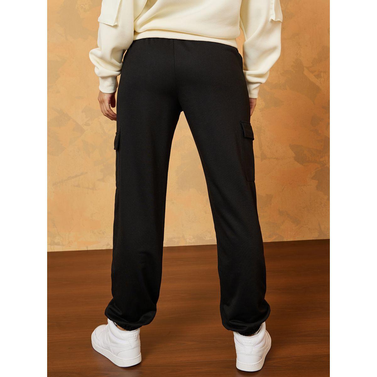 Styli Elastic Waistband Cargo Jogger with Side Pocket-women-clothing-bottoms-joggers-image-4