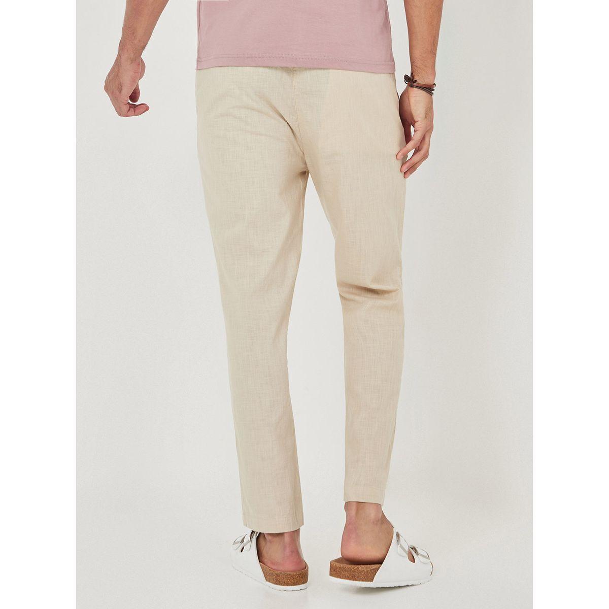 بنطال كاجوال برباط خصر-men-clothing-bottoms-trousersandchinos-trousers-image-4