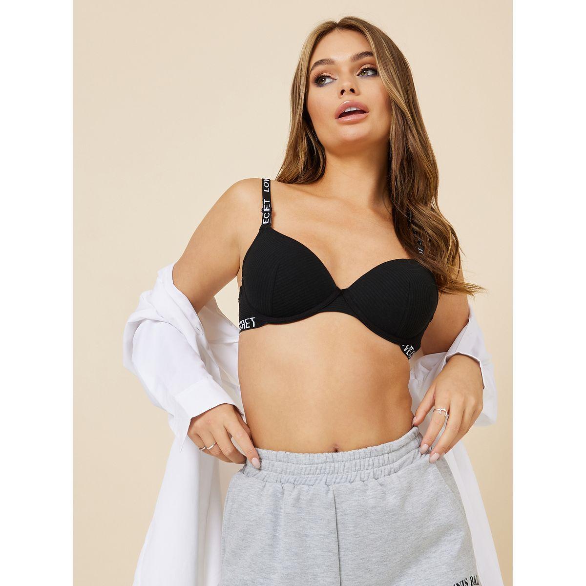 صدرية بحمالات مطبعة بكتابة-women-clothing-lingerie-bras-image-1