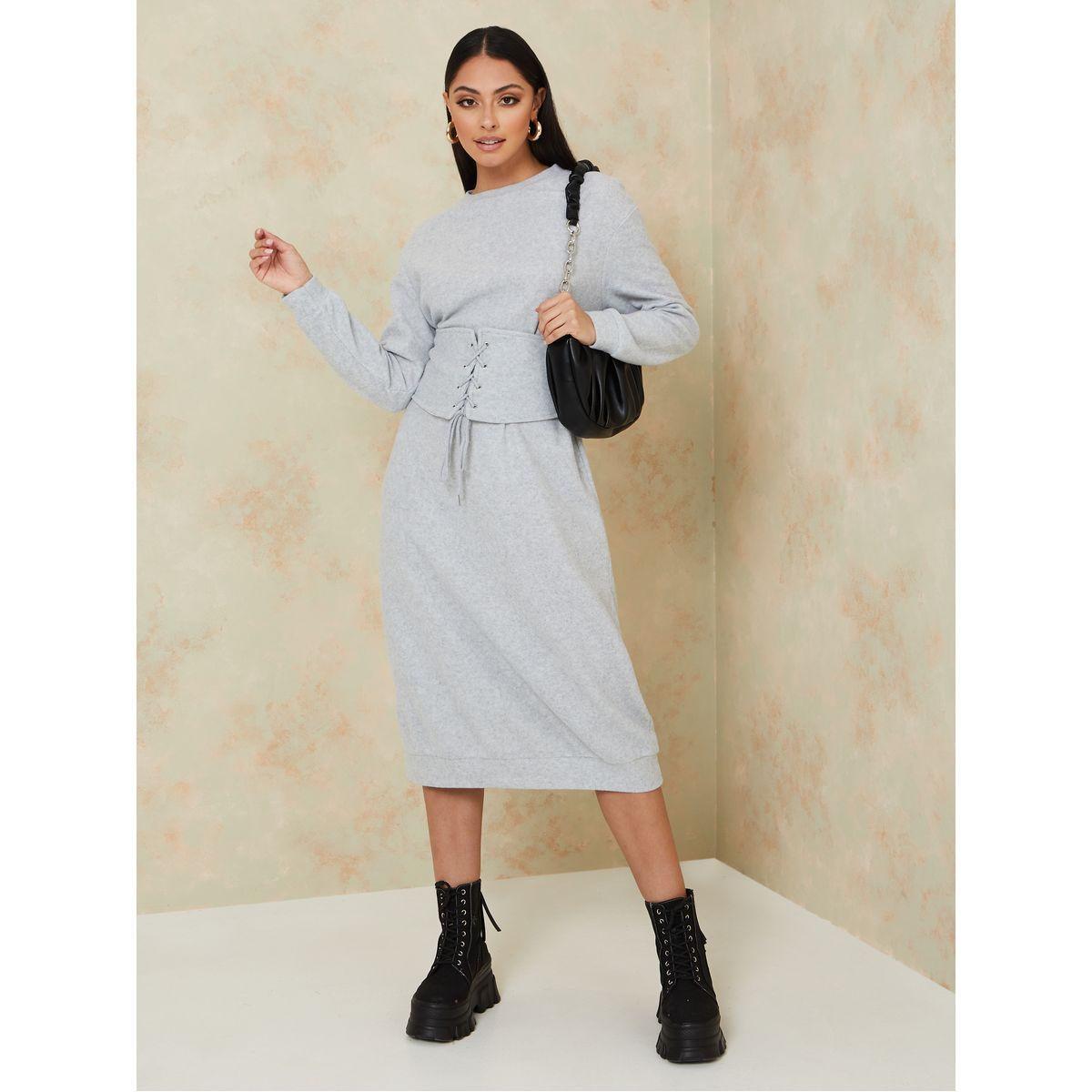 فستان ميدي بتداخلات كروشيه-women-clothing-dresses-image-2