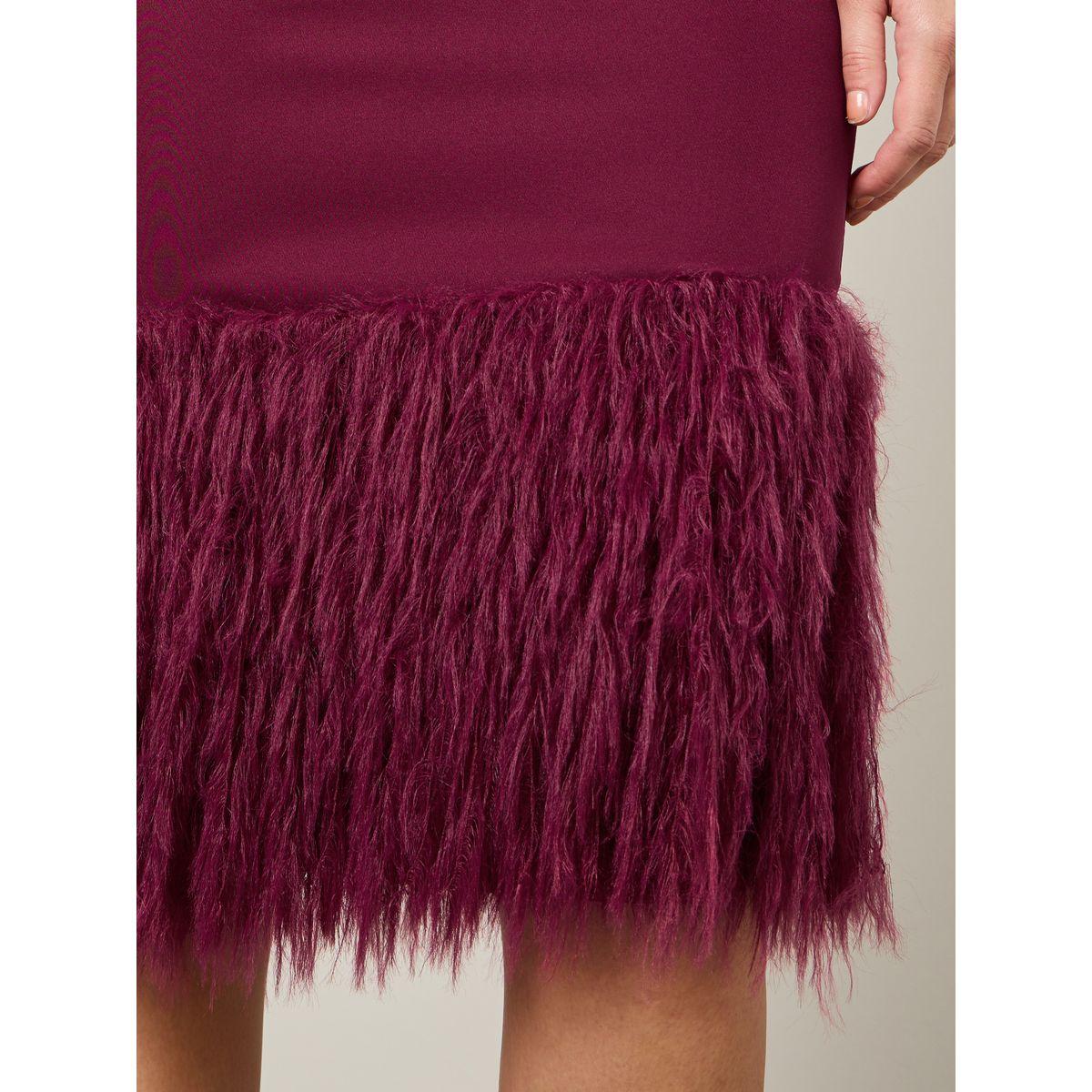 Styli Faux Fur Trim Blazer Midi Dress-women-clothing-dresses-image-4