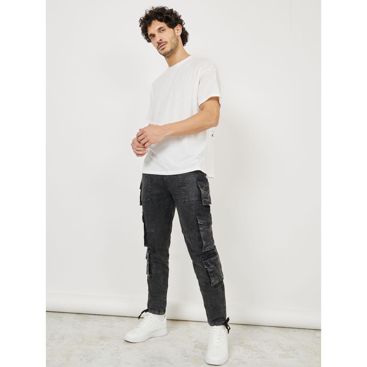 جوغر دنيم بنمط كارجو مع أربطة-men-clothing-bottoms-jeans-image-2