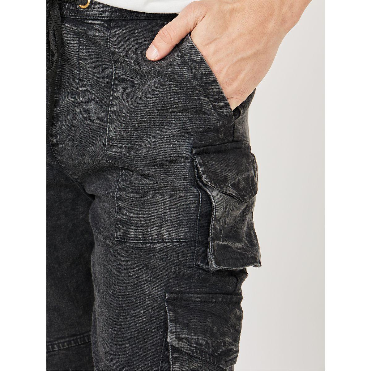 Styli Denim Cargo Jogger with Drawstring Detail-men-clothing-bottoms-jeans-image-3