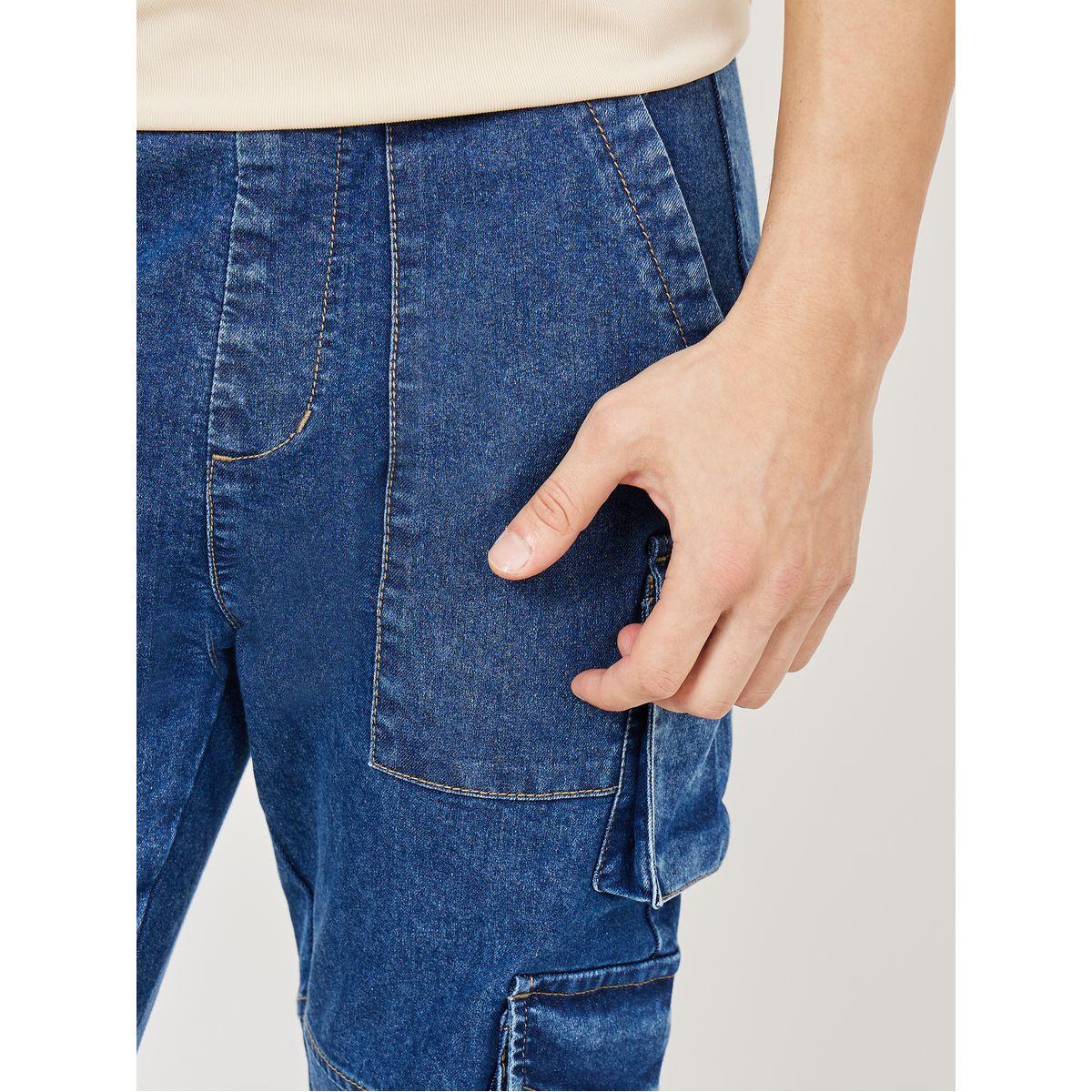 Styli Denim Cargo Jogger with Drawstring Detail-men-clothing-bottoms-jeans-image-3