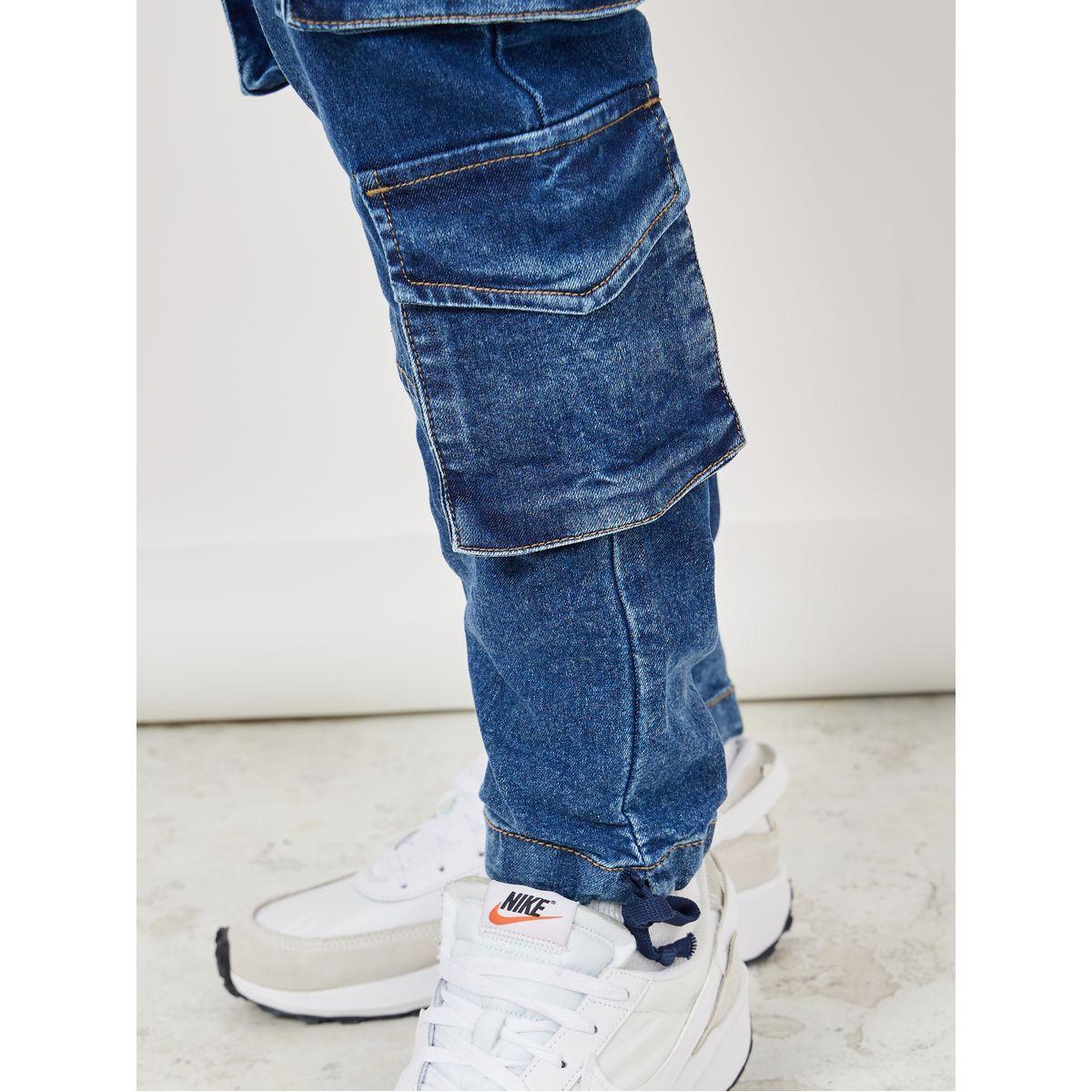 Styli Denim Cargo Jogger with Drawstring Detail-men-clothing-bottoms-jeans-image-5