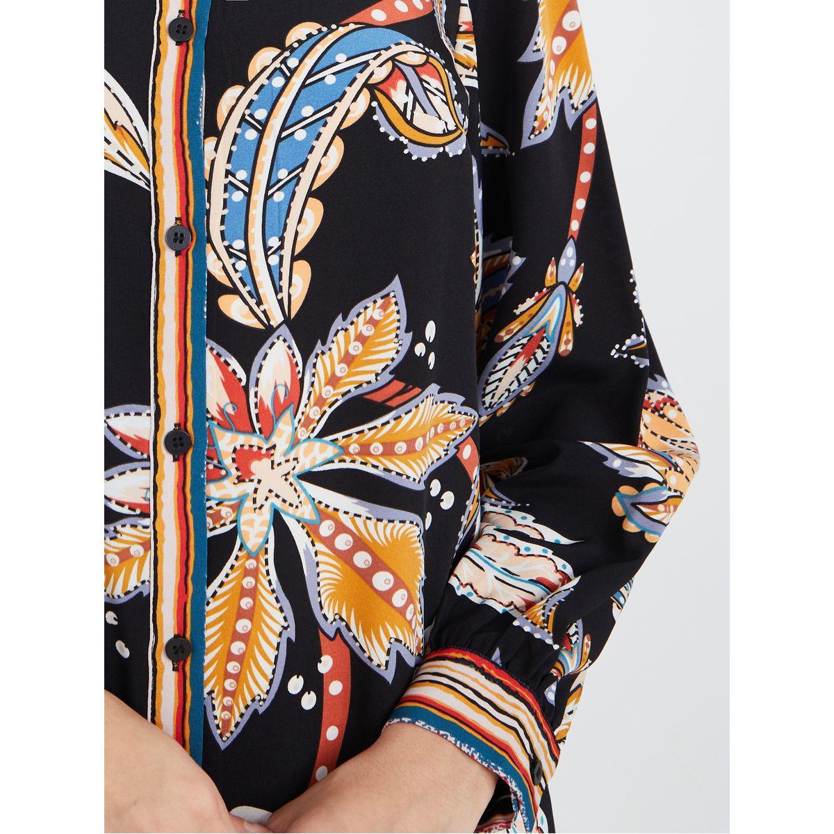 Styli Long Sleeves Floral Print Shirt Midi Dress-women-clothing-dresses-image-3