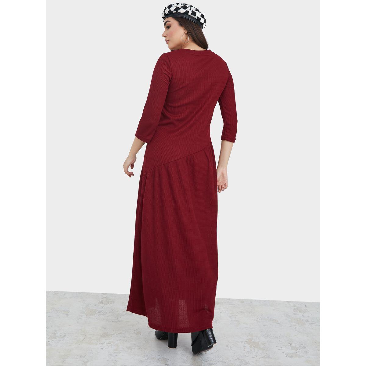 فستان طويل بتفاصيل بارزة الملمس-women-clothing-dresses-image-4