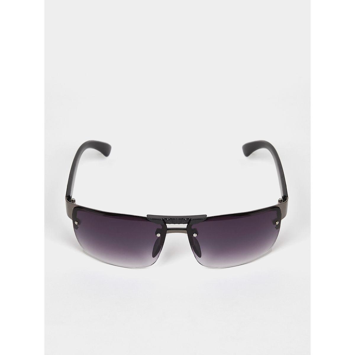 Styli Half Rim Sporty Sunglasses-men-sunglasses-image-2