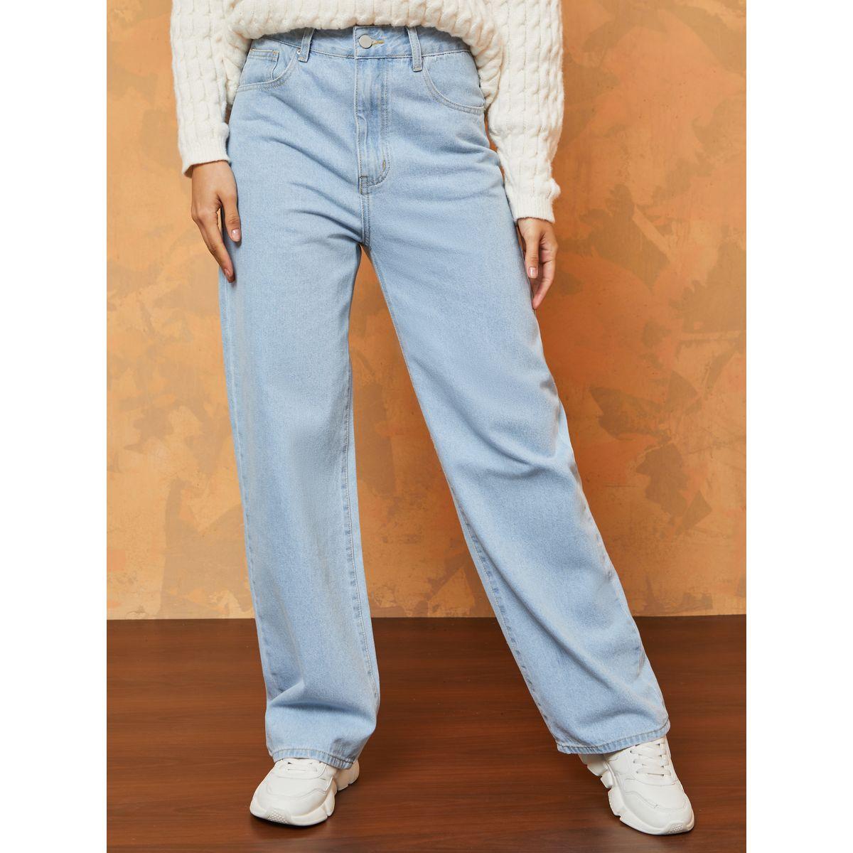 Styli High Waist Wide Leg Jeans-women-clothing-bottoms-jeans-image-1
